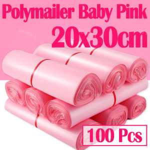 Fumu Plastik Packing Olshop Polymailer 20X30CM Baby Pink Glossy Premium