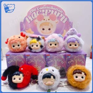 Hacipupu The Zodiac Series Vinyl Plush  Keychain Bag Ornaments Girls Birthday Gift