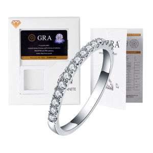 LOVETIA Cincin Moissanite Square 1.0 Ct Sertifikat GRA BTJZ025