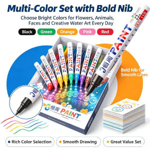 Tire Paint Pen Durable Tire Marker Waterproof Vibrant Colors Long-lasting Easy to Use