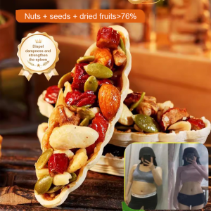 Eight Treasures Nut Boat Tart Walnut Cashew Batan Wood Crispy Mixed Nuts Pastry Healthy Nuts Snack