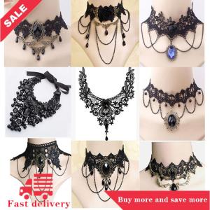 [COD] StarryBaby🍼Gift💕 1pc Vintage Choker Necklace Gothic Jewelry Necklaces Pendants False Necklace