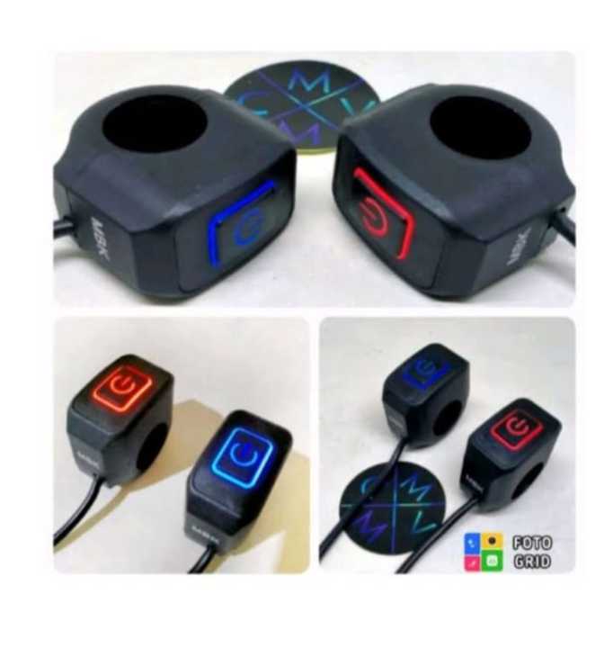 SAKLAR TOMBOL ON OFF STANG NYALA KG 37 MBK UNIVERSAL | Lazada Indonesia