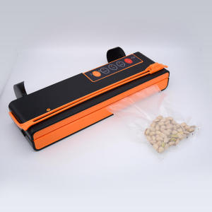 Electric Vacuum Food Sealer Packaging Machine Own Cutting Knife Bag Slot Vacuum Packaging Machine Including 10Bags