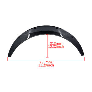 4Pcs 31.2 inch/795mm Universal Flexible Car Fender Flares Extra Wide Body Wheel Arches Wheels Interior Fender Bars Universal for Car
