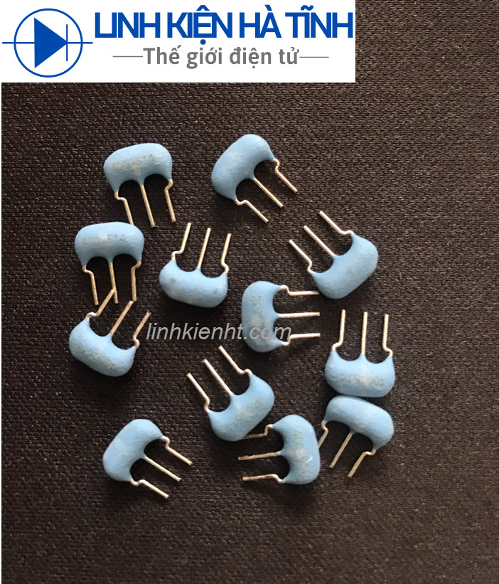 Túi 10 con THẠCH ANH 3 CHÂN 4M 4MHZ