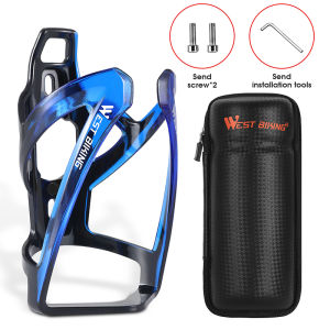 WEST BIKING Lồng Chai Nước Xe Đạp Giá Giữ Chai Nước Đa Năng 3 Trong 1 Với 2 Đòn Bẩy Lốp Hộp Dụng Cụ Phụ Kiện Xe Đạp