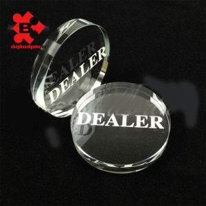 Nút Dealer acrylic trong suốt cao cấp phụ kiện boardgame