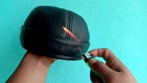 COD. Topi Kulit Navigator Terbaru / Topi Commando - Luigi Leather