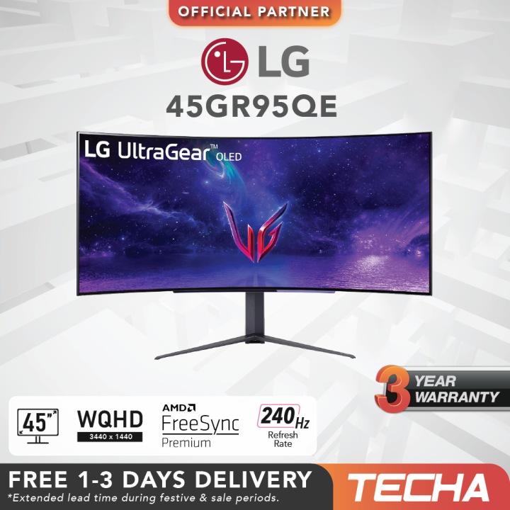 [FAST SHIP] LG UltraGear 27GR95QE / 45GR95QE | 27" QHD | OLED | 240Hz ...