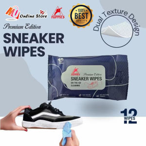 MU YUPPIES TISU PEMBERSIH KASUT SUKAN / SHOE CLEANING WET TISSUE (12 WIPES) / SHOES CLEANER / SHOES CLEANING TOOLS
