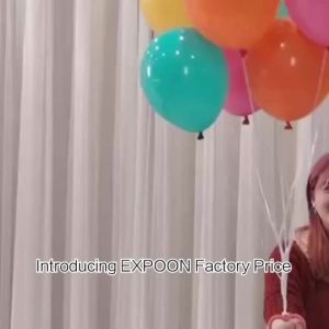 สร้อยข้อมือพลาสติกสีมาการอง อุปกรณ์ตกแต่งงานปาร์ตี้ อุปกรณ์เสริมสำหรับลูกโป่ง