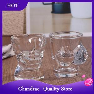 [Chandrae] ถ้วยเบียร์ที่ไม่ซ้ำใครใหม่1ชิ้นแก้วไวน์ใสรูปร่างกายสำหรับผู้หญิงและผู้ชายตลกแก้วค็อกเทลแก้วน้ำดื่มกาแฟน้ำผลไม้