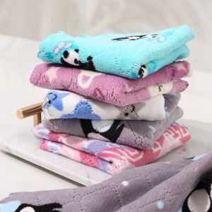 LIANG ดูดซับ นุ่ม พิมพ์ แห้งเร็ว ไมโครไฟเบอร์ ห้องครัว อุปกรณ์ครัว สำหรับห้องน้ำ ผ้าเช็ดจาน ผ้าเช็ดครัว ผ้าขี้ริ้ว ผ้าเช็ดมือ