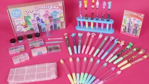 Subao 73+ DIY Glitter Gel Pens Making KitPen Creator StudioMake Your Own 20 Sparkly Colorful PensCreative Arts and Crafts for KidsBirthday Christmas Gifts for Girls 5 6 7 8 9 10 11 12 Years Old