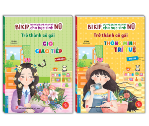 COMBO 2C Bí kíp trưởng thành hoàn mỹ cho học sinh nữ khéo léo + tự tin