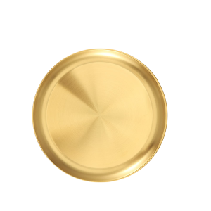 Piring Makan Sultan Gold / Silver European Style Stainless Steel