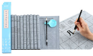 Water Writing Calligraphy Magic Cloth Million Office Copybook,欧体初学入门书法字贴,水写毛笔临摹字帖,毛笔,文房四宝