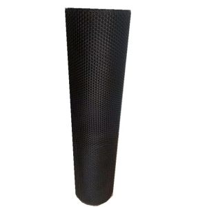 Black plastic flat net stair guardrail encryption plastic mesh for the cast net household sealing balcony fence