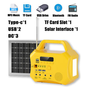 Expose Power Station 100W Outdoor Portable Solar Generator Power Generator Power Supply Charger Camping 发电机