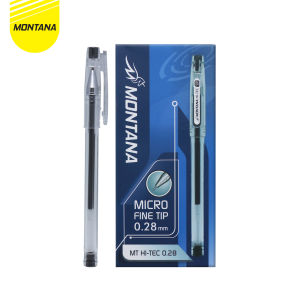 MONTANA Pulpen Gel 0.28mm Ballpoint Pen Water Resistant Alat Tulis