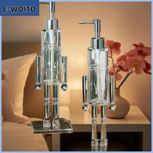 【E-WOITD】 เครื่องจ่ายสบู่ขวดสบู่เหลวขวดสบู่เหลวแบบกดเองสบู่โลชั่นแบบเติมได้แชมพูทำจากนัทแครกเกอร์สำหรับตกแต่งคริสต์มาส