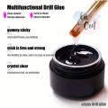 KIYOMI Lem Aksesoris Kuku Sticky Drill Glue lem tempelan hiasan kuku Stuck Drill Glue Lem kuku kuat YM009. 