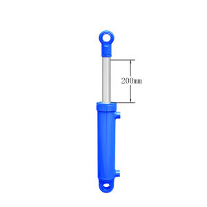 50 Bore 3 Ton Bidirectional Hydraulic Cylinder Small Long Stroke Hydraulic Jack Double Acting Hydraulic Oil Cylinder for Engine Crane & Machinery Repair Works