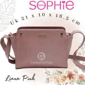 Sophie Martin Paris Tas Wanita Warna Merah Muda Pink Series Selempang Jinjing Bahu Terbaru 2025 Promo Kekinian Delion Liana Candelaria Sallaun Sling Shoulder Bag Elegan Shoope Cuci Gudang Katalog Baru Sopi Viral Import Dzakatoshop