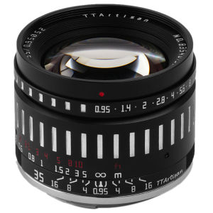 TTArtisan 35mm F/0.95 APS-C Format Sony E | Nikon Z | FUJIFILM X | Canon RF Mount Ultra Fast Prime Lens Large Aperture Full Metal Body MF Manual Focus 14" Focusing Distance Clicked Aperture Ring for Smooth Bokeh Low Light Photography | JG Superstore
