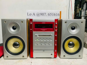 Bán bộ dàn Nghe nhạc Denon D - M1MD bãi nhật về màu đỏ hát tốt