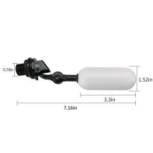 Float Ball Valve Shut off 1/2" 3/4" Automatic Fill Feed tank Water Tank Floating Ball Valve