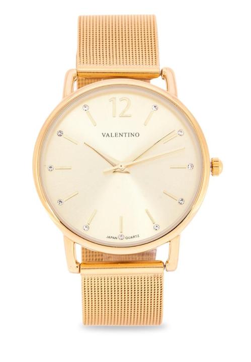 Valentino Watch for Women 20121678-TWO TONE - GOLD DIAL Silver Stainless  Steel Strap Analog | Lazada PH