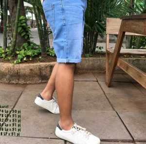 celana pendek pria / JEANS PRIA TERBARU PENDEK MODEL SKINNY BIOSTUNE /celana pendek terbaru / bahan ful JEANS /denim
