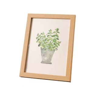 SG Ready Stock (Bulk Price) Simple Wooden Photo Frame 4R 5R 6R 8R A4 Picture Frame Graduation Photo Frame Christmas Gift
