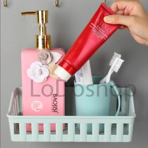 Kệ nhà tắm dán tường đa năng 2612 để dầu gội sữa tắm - Kệ nhà vệ sinh để bàn chải kem đánh răng - Kệ nhà bếp để gia vị