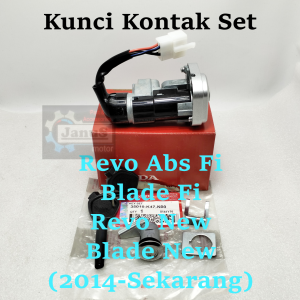 KUNCI KONTAK SET BLADE NEW FI REVO FI FI NEW PLUS + JOK HONDA 2014 kunci keselamatan konci
