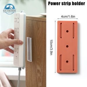 Wall-mounted Electrical Outlets Organizer Punch Free Insert Type for Home Office Home Improvement Gray Finish