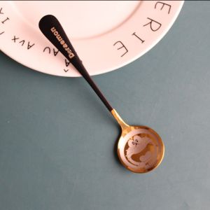 ช้อนเกาหลี ช้อนซุปเกาหลี ช้อนสแตนเลส ช้อนซุป ช้อนกลม ช้อนสแตนเลสหนา มีหลายสีให้เลือกด้ามสี สแตนเลส วัสดุอย่างดี ปลอดภัย