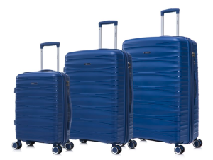 PP Hard Shell Luggage with TSA Lock & Expander | 360° Spinner Wheels | Lightweight Travel Suitcase 20” 26” 30”