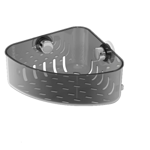 Modern Kitchen Sink Corners Organizer Waterproof Storage Solution For Small Space Triangle Shaped Sponge Holder