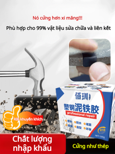 [Vá lỗ hổng lấp đầy hiện vật] Keo dán sửa chữa rò rỉ đường ống bằng đất sét thép nhựa đa chức năng Keo hàn liên kết Keo trám kín nhựa thép cường độ cao Bùn