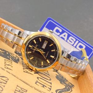 CA นาฬิกาคาสิโอ ผู้หญิง กันน้ำได้ รุ่น LTP-1131G สายนาฬิกา สแตนเลส หน้าปัด 28 มม แถมกล่องแบรนด์ฟรี