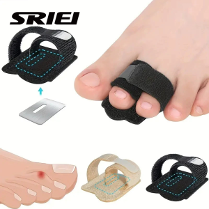 SRIEI 1PCS Hammer Toe Correctors Adjustable Toe Splints with Aluminum Support for Women & Men