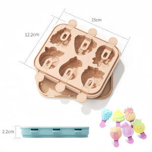Silicone Ice Cream Mold Kids Fruit Popsicle With Lid Reusable DIY Homemade Freezer Safe Acuan