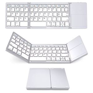 Wireless Bluetooth Foldable Keyboard Light and portable Keyboard and Mouse 2 in 1