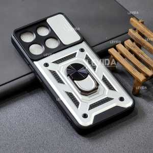 Itel A60S Itel A60 Case Robot Ringstand Slide Kamera Protect
