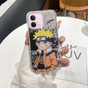 Phone Casing for Vivo V80 Lite V70 fe V60 V50 Lite 5G New 2026 Cute Cartoon Naruto Kakashi Pattern Clear Rubber Soft Case for Vivo V80Lite 5G for Boy Phone Cover
