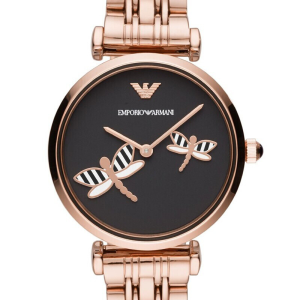 {Warranty 1 Year} New original Armani (Emporio Armani) watch AR1955/AR11091/AR11206/AR11268/AR11269/AR11344  starry business personality European and American watch fashion watch simple steel band quartz womens watch birthday gift for girlfriend