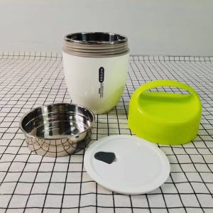 1200ml Stainless Steel Vacuum Flask Student Breakfast Cup Sealed Soup Cup Insulated Lunch Box DS-46